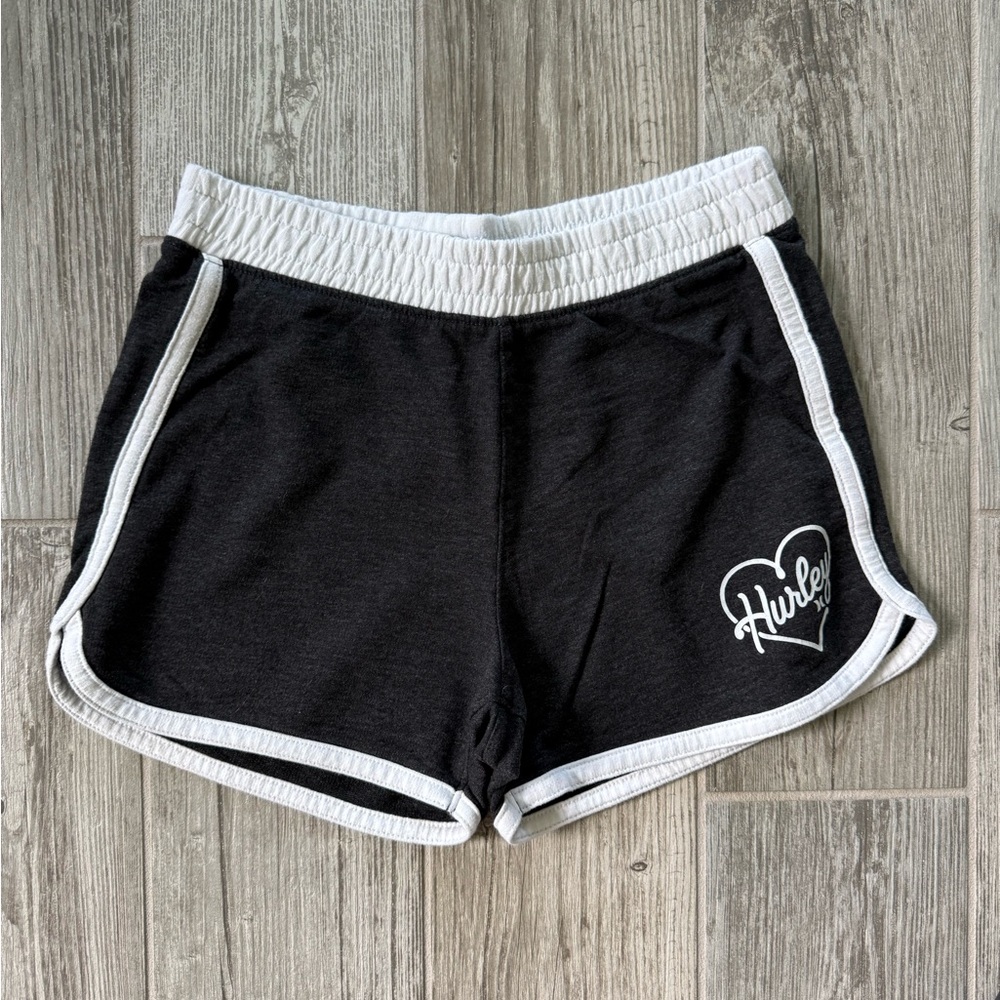Hurley girls Black and White Shorts - XL